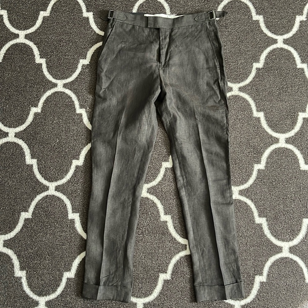 Banana Republic Tapered Fit Linen Pants